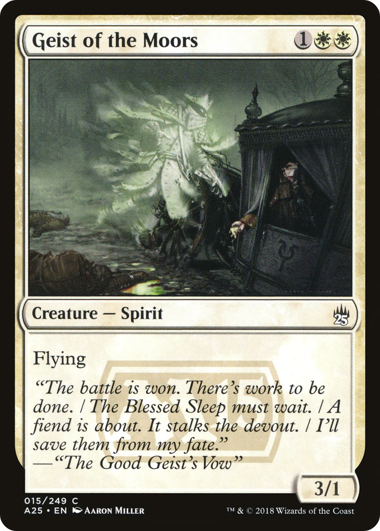 Geist of the Moors (A25-015)  Foil - Masters 25