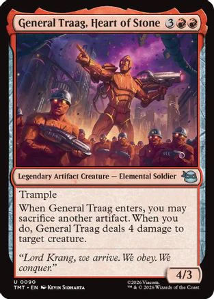 General Traag, Heart of Stone (TMT-090)  Foil - Teenage Mutant Ninja Turtles