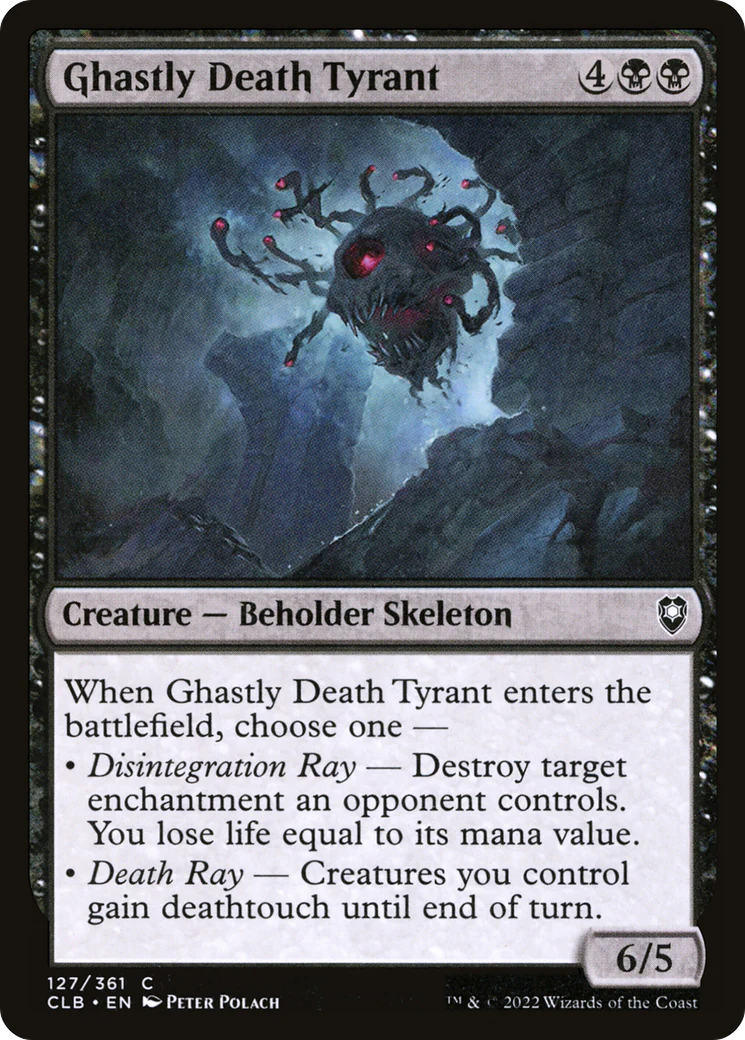 Ghastly Death Tyrant (CLB-127) - Commander Legends: Battle for Baldur's Gate