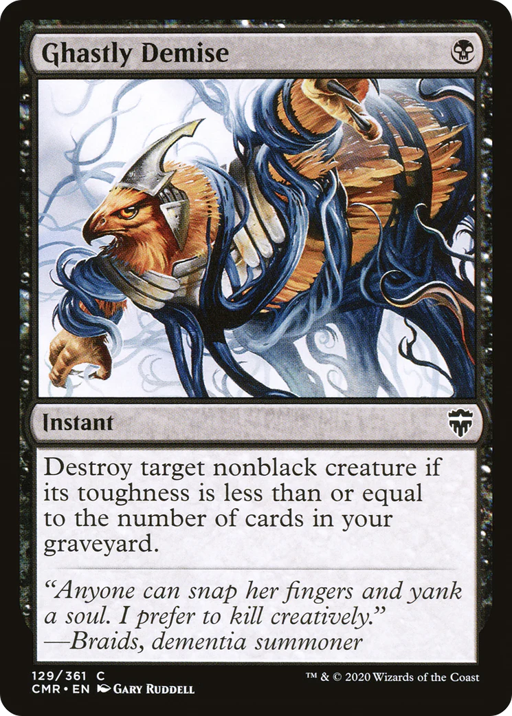 Ghastly Demise (CMR-129)  - Commander Legends