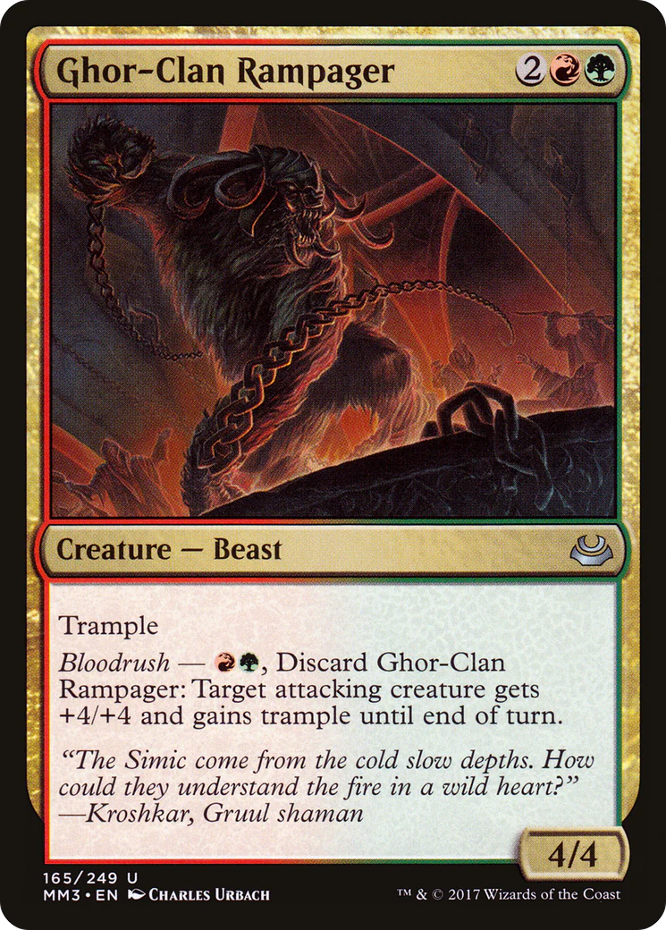 Ghor-Clan Rampager (MM3-165) Foil - Modern Masters 2017