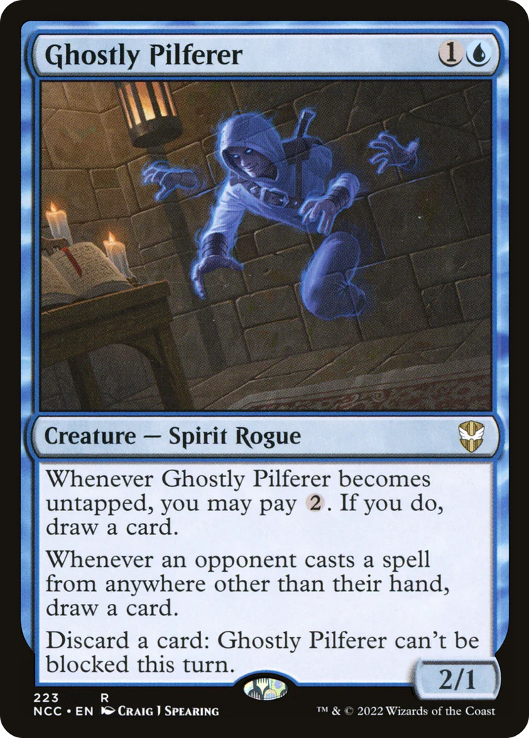 Ghostly Pilferer (NCC-223)  - New Capenna Commander