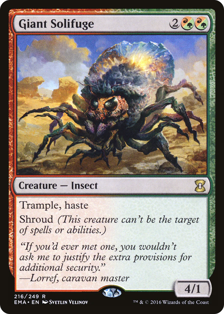 Giant Solifuge (EMA-216)  Foil - Eternal Masters