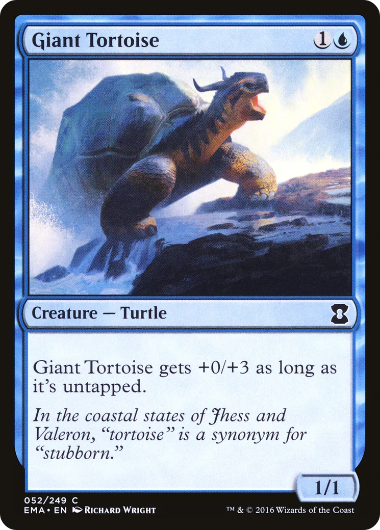 Giant Tortoise (EMA-052) Foil - Eternal Masters