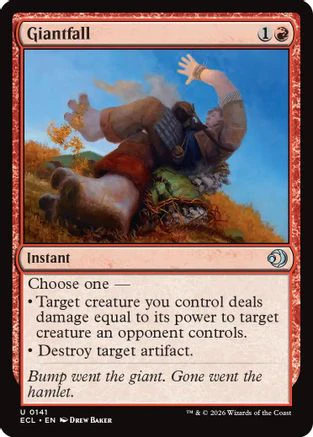 Giantfall (ECL-141) Foil - Lorwyn Eclipsed
