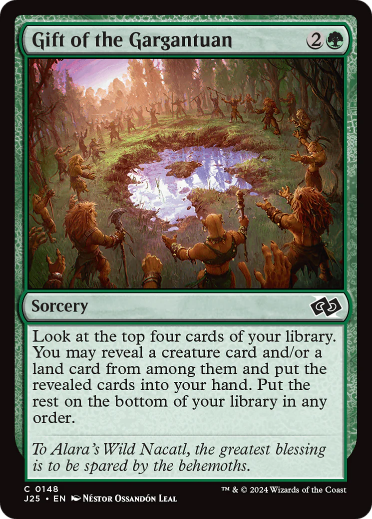 Gift of the Gargantuan (J25-148)  - Foundations Jumpstart