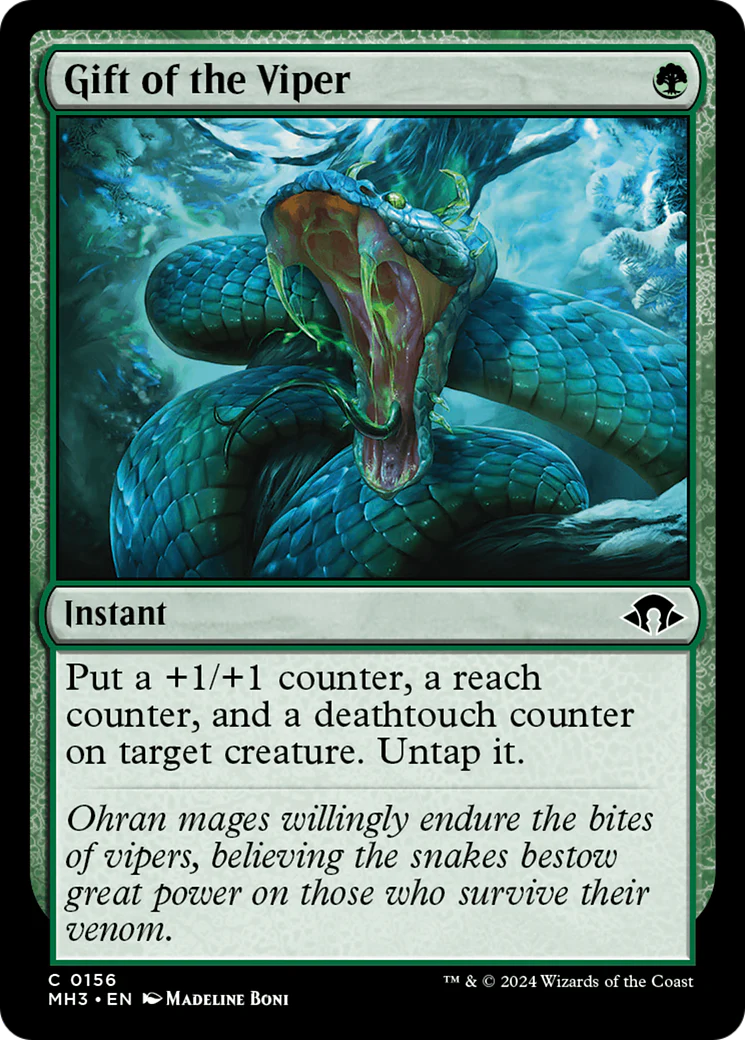 Gift of the Viper (MH3-156)  - Modern Horizons 3