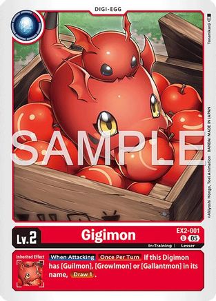 Gigimon (Reprint) (EX2-001) - Advanced Booster Digimon Generation Foil