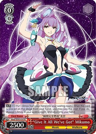 "Give It All We've Got" Mikumo (MDE/SE45E35 N) - MACROSS Delta Premium Booster