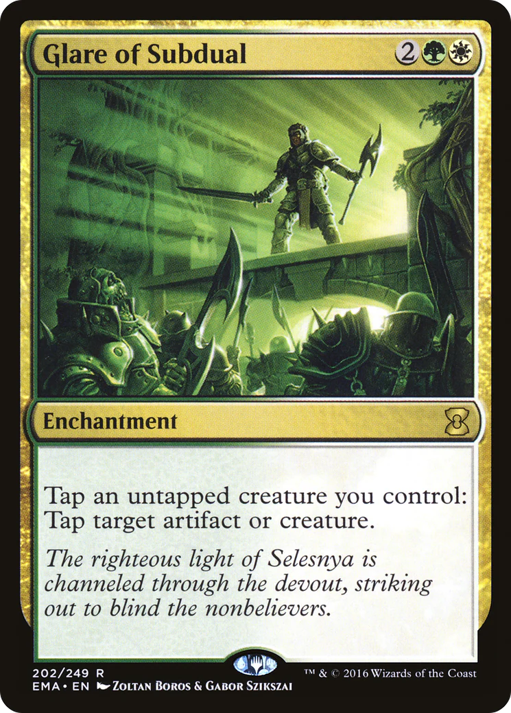 Glare of Subdual (EMA-202)  Foil - Eternal Masters