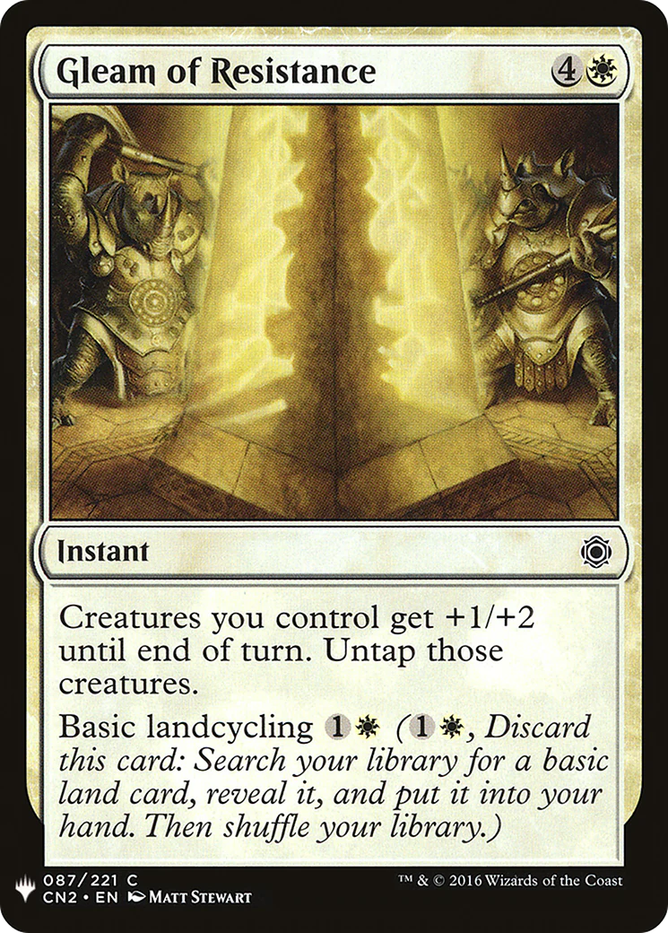 Gleam of Resistance (LIST-CN2-87)  - The List