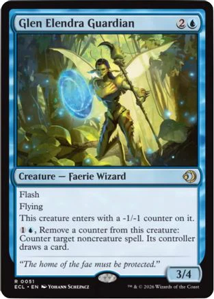 Glen Elendra Guardian (ECL-051)  Foil - Lorwyn Eclipsed