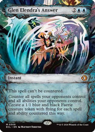 Glen Elendra's Answer (Showcase) (ECL-306) Foil - Lorwyn Eclipsed
