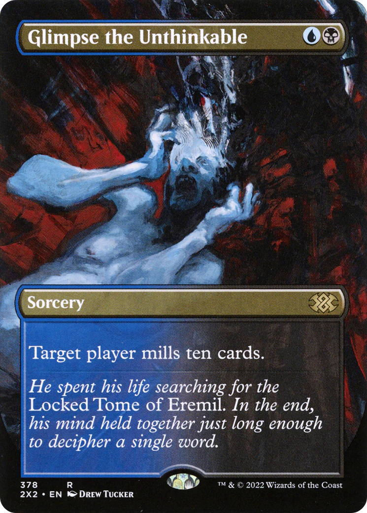Glimpse the Unthinkable (Borderless) (2X2-378)  Foil - Double Masters 2022