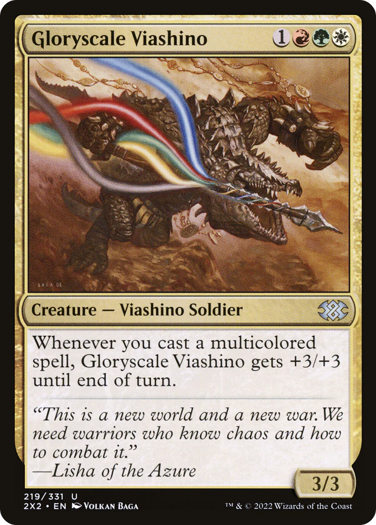 Gloryscale Viashino (2X2-219)  - Double Masters 2022