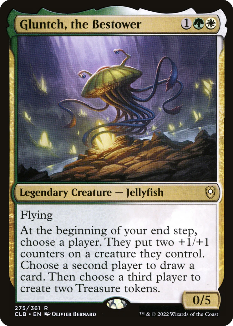 Gluntch, the Bestower (CLB-275) Foil - Commander Legends: Battle for Baldur's Gate