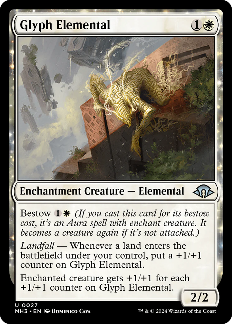 Glyph Elemental (MH3-027)  - Modern Horizons 3: (enchantment)