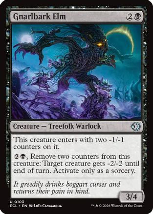 Gnarlbark Elm (ECL-103)  Foil - Lorwyn Eclipsed