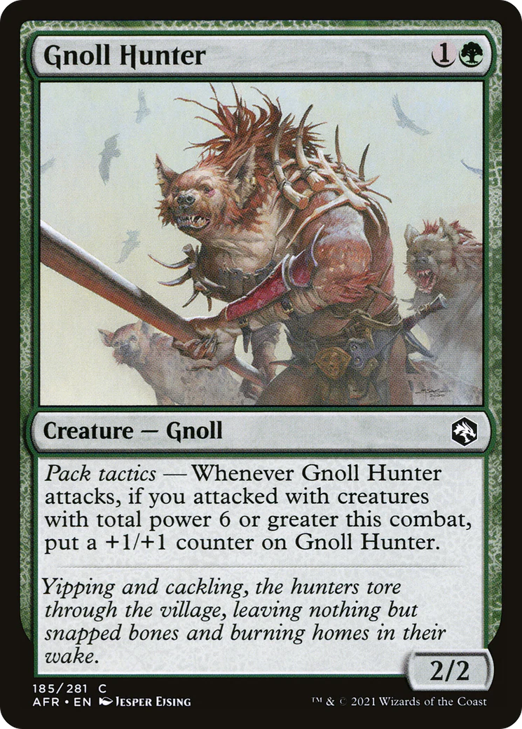 Gnoll Hunter (AFR-185)  - Adventures in the Forgotten Realms