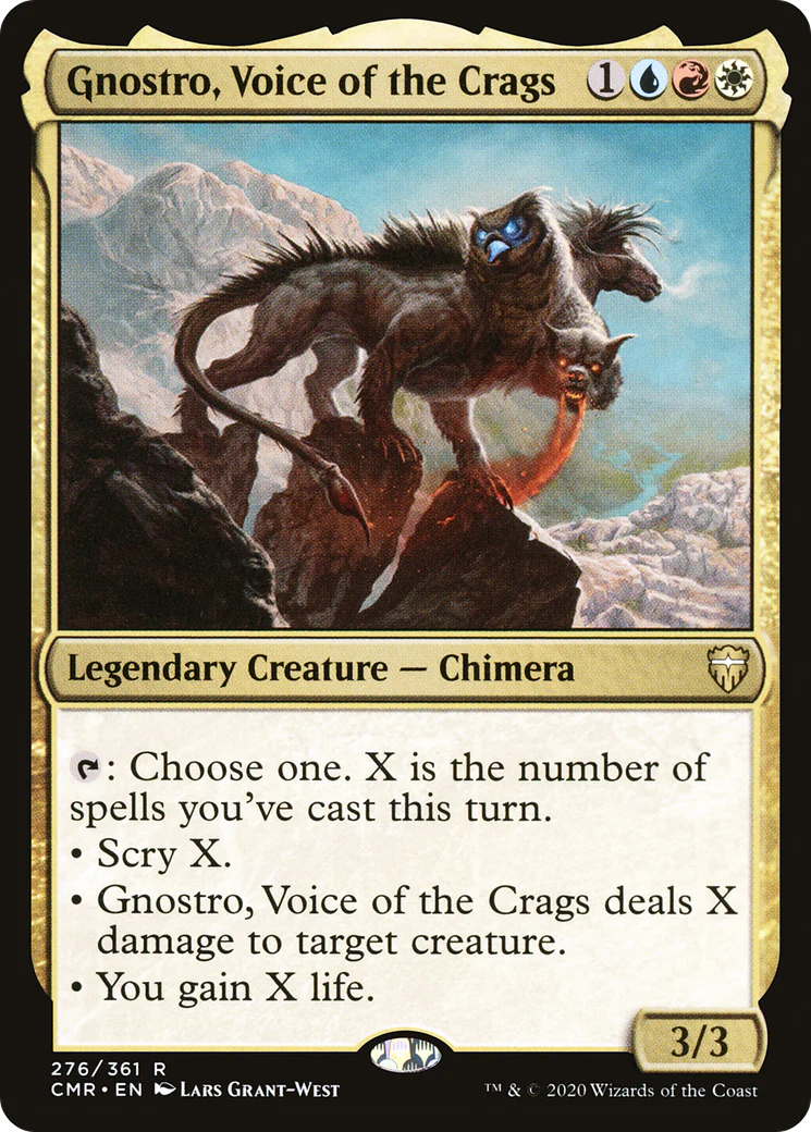 Gnostro, Voice of the Crags (CMR-276)  - Commander Legends