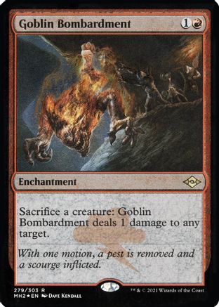 Goblin Bombardment (Foil Etched) (MH2-279)  Foil - Modern Horizons 2