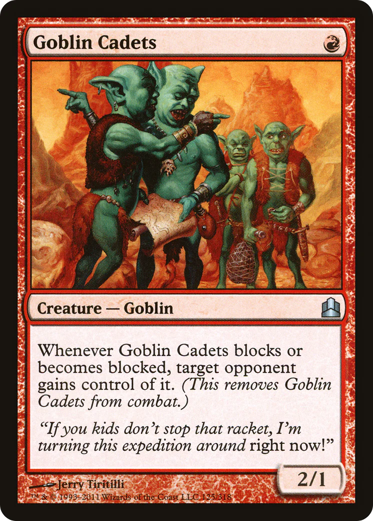 Goblin Cadets (CMD-125)  - Commander 2011