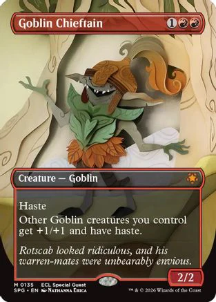 Goblin Chieftain (Borderless) (SPG-135)  - Special Guests