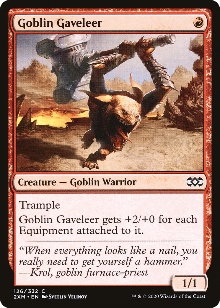 Goblin Gaveleer (2XM-126)  Foil - Double Masters