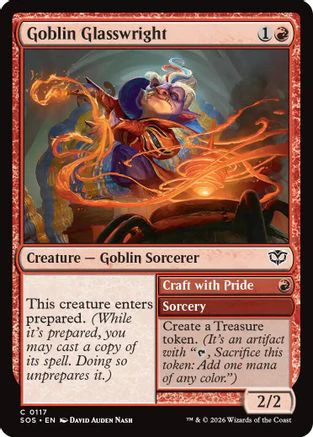 Goblin Glasswright (SOS-117) Foil - Secrets of Strixhaven