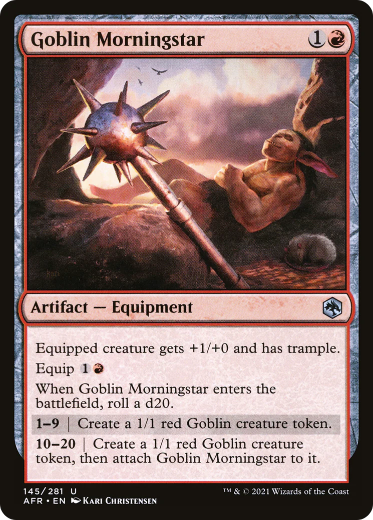 Goblin Morningstar (AFR-145)  Foil - Adventures in the Forgotten Realms