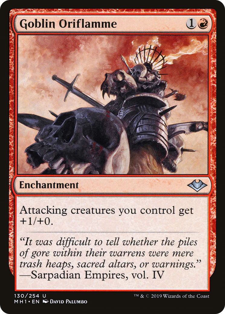 Goblin Oriflamme (MH1-130)  Foil - Modern Horizons