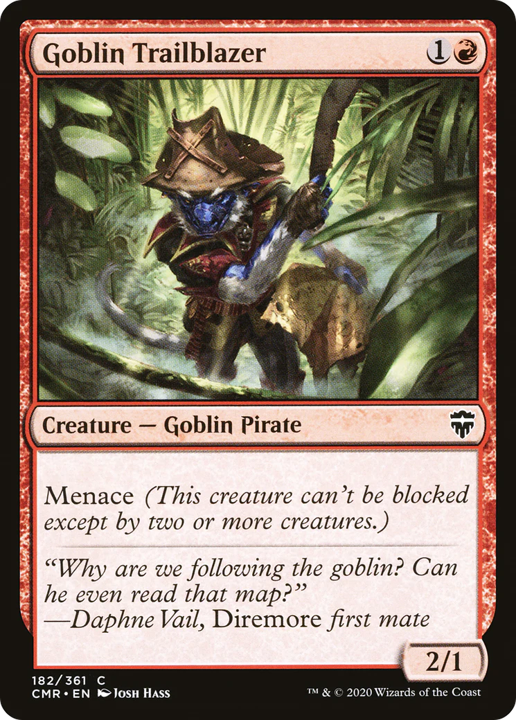 Goblin Trailblazer (CMR-182)  - Commander Legends