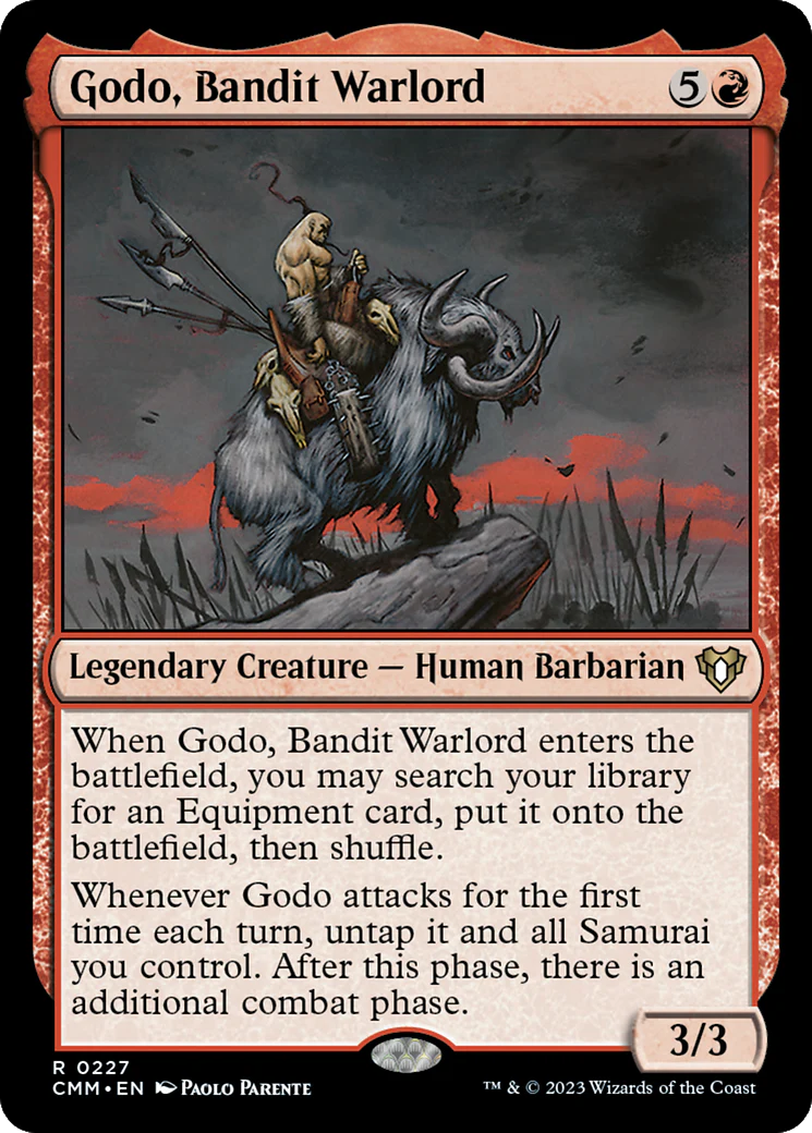 Godo, Bandit Warlord (CMM-227) Foil - Commander Masters