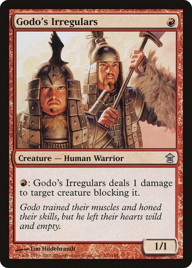Godo's Irregulars (SOK-101)  Foil - Saviors of Kamigawa