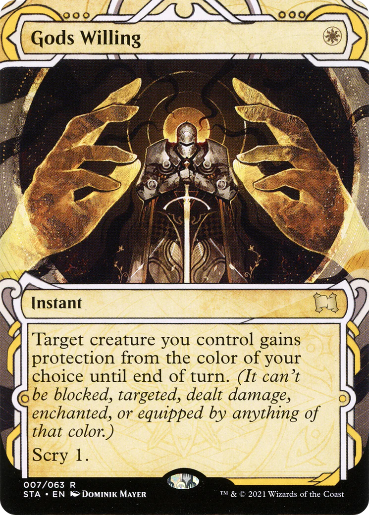 Gods Willing (STA-007)  - Strixhaven Mystical Archive: (Showcase) (Borderless)