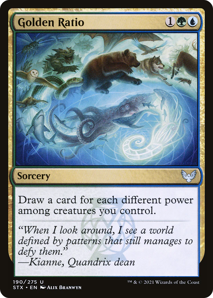 Golden Ratio (STX-190)  Foil - Strixhaven: School of Mages