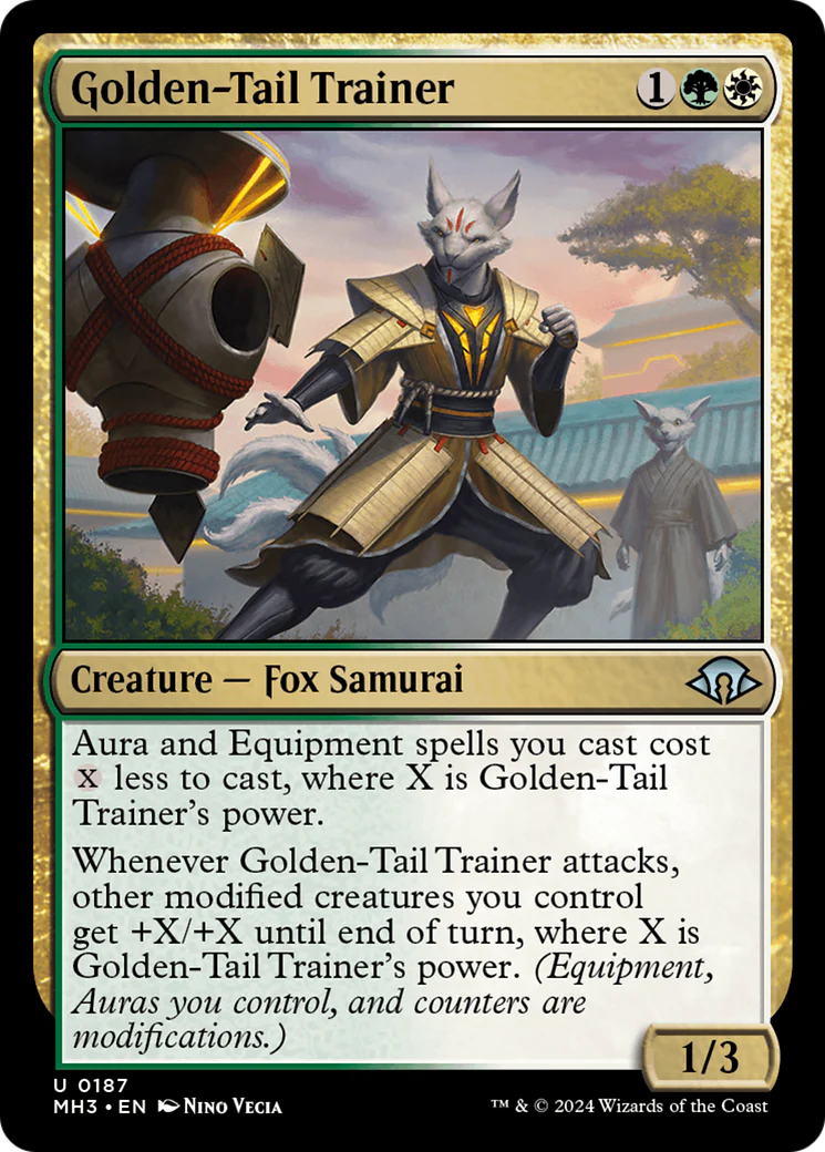 Golden-Tail Trainer (MH3-187) Foil - Modern Horizons 3