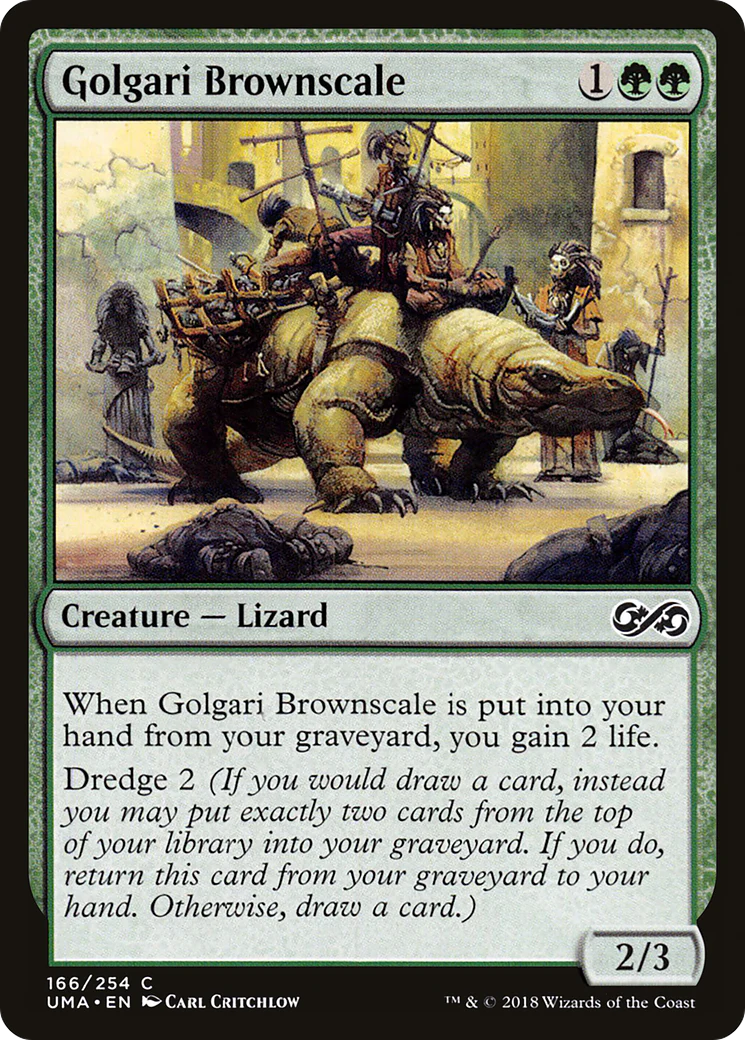 Golgari Brownscale (UMA-166)  Foil - Ultimate Masters