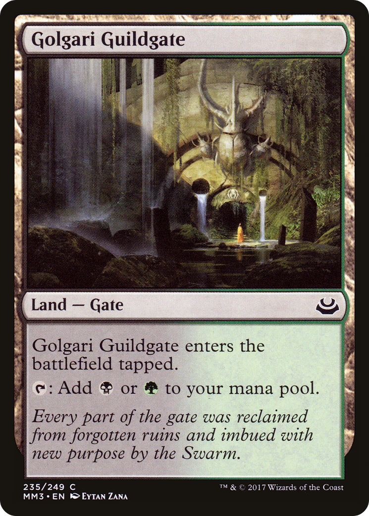 Golgari Guildgate (MM3-235)  - Modern Masters 2017