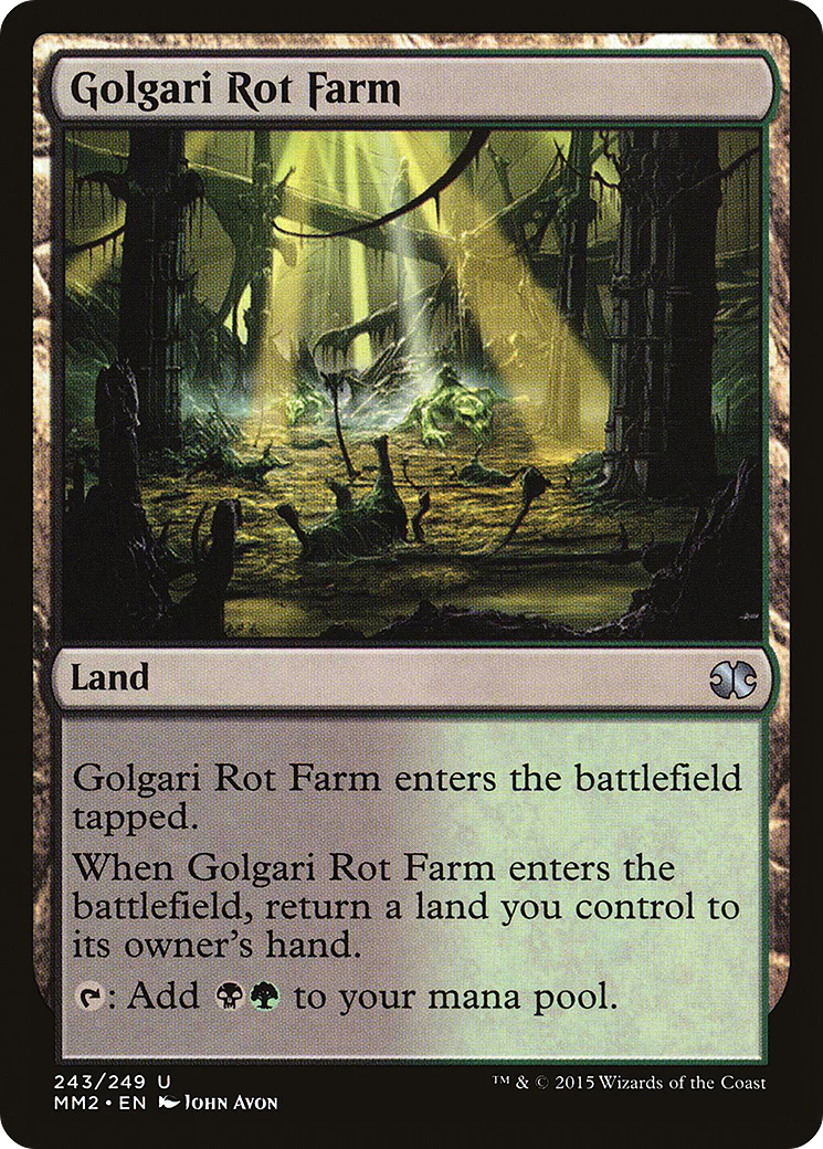 Golgari Rot Farm (MM2-243)  - Modern Masters 2015