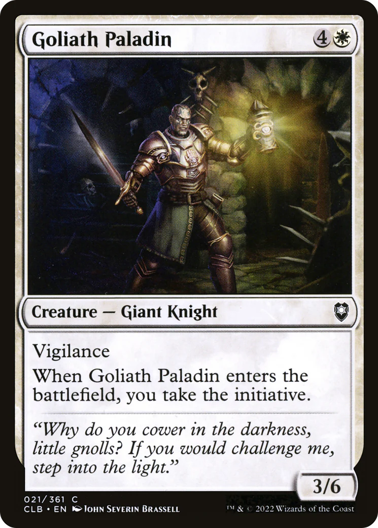 Goliath Paladin (CLB-021)  - Commander Legends: Battle for Baldur's Gate