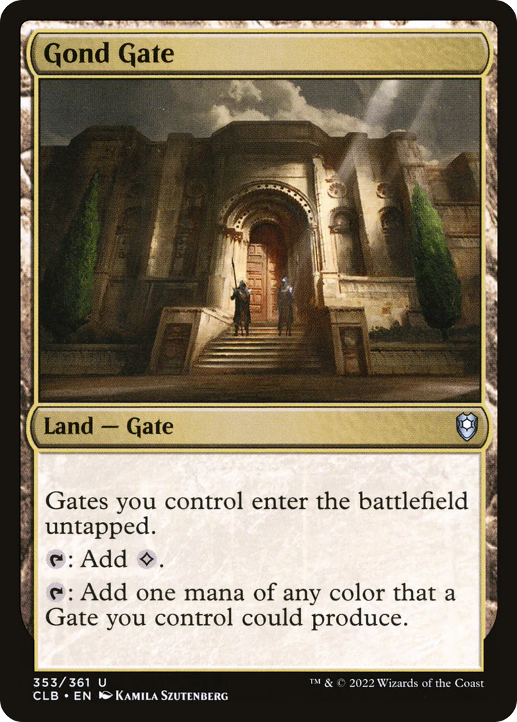 Gond Gate (CLB-353)  - Commander Legends: Battle for Baldur's Gate