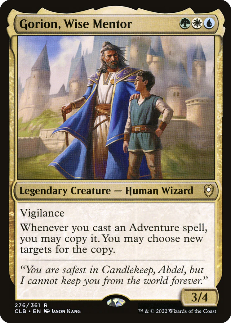 Gorion, Wise Mentor (CLB-276) Foil - Commander Legends: Battle for Baldur's Gate