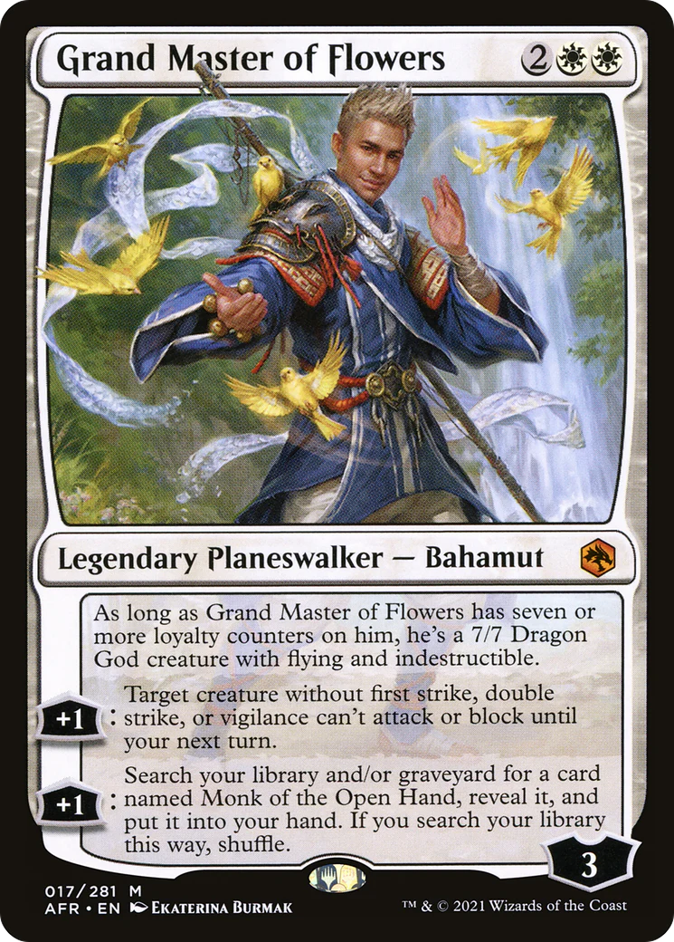 Grand Master of Flowers (AFR-017)  Foil - Adventures in the Forgotten Realms