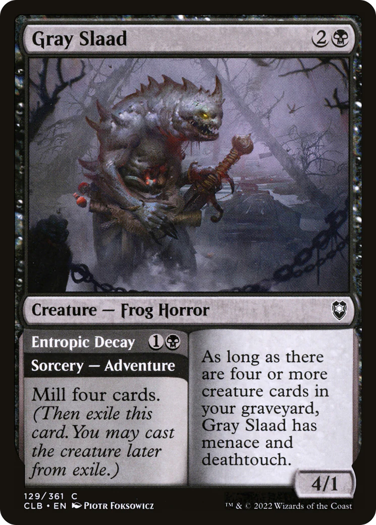 Gray Slaad (CLB-129) Foil - Commander Legends: Battle for Baldur's Gate