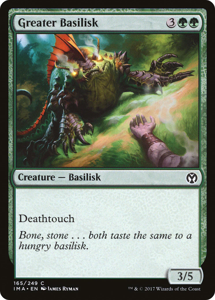 Greater Basilisk (IMA-165)  - Iconic Masters