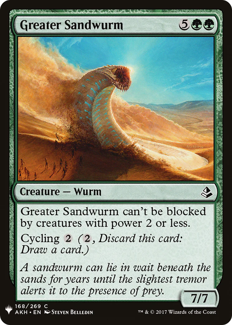 Greater Sandwurm (LIST-168)  - The List