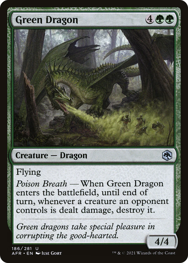 Green Dragon (AFR-186)  Foil - Adventures in the Forgotten Realms