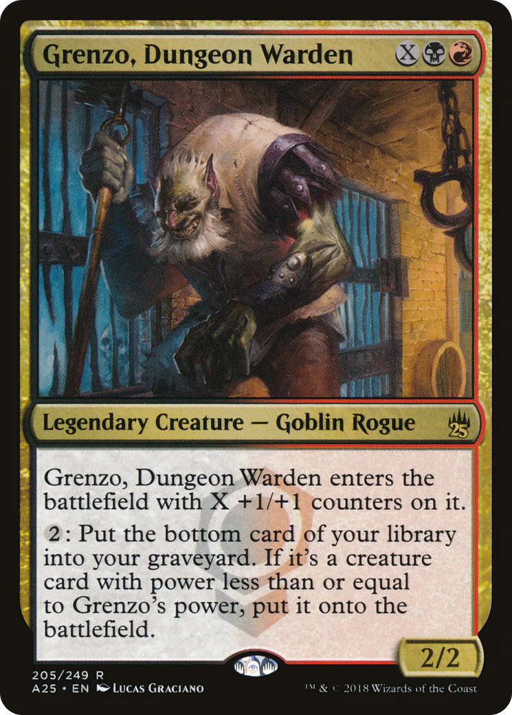 Grenzo, Dungeon Warden (A25-205)  Foil - Masters 25