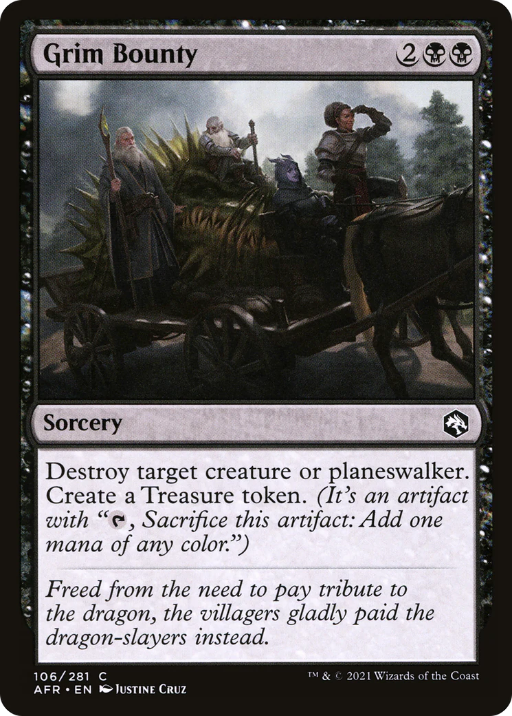 Grim Bounty (AFR-106)  Foil - Adventures in the Forgotten Realms